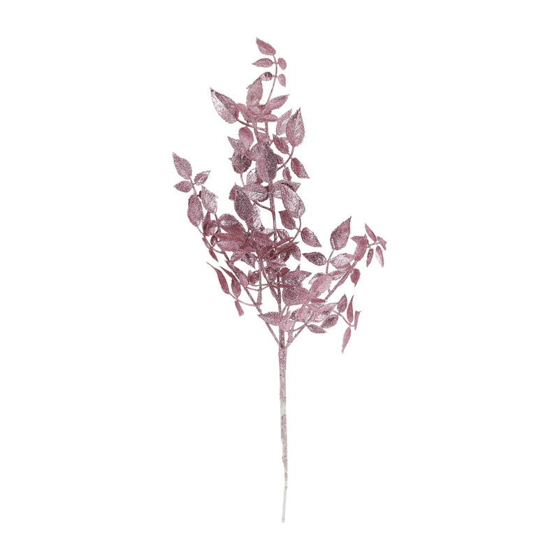 Glitter tak - roze - 45 cm 