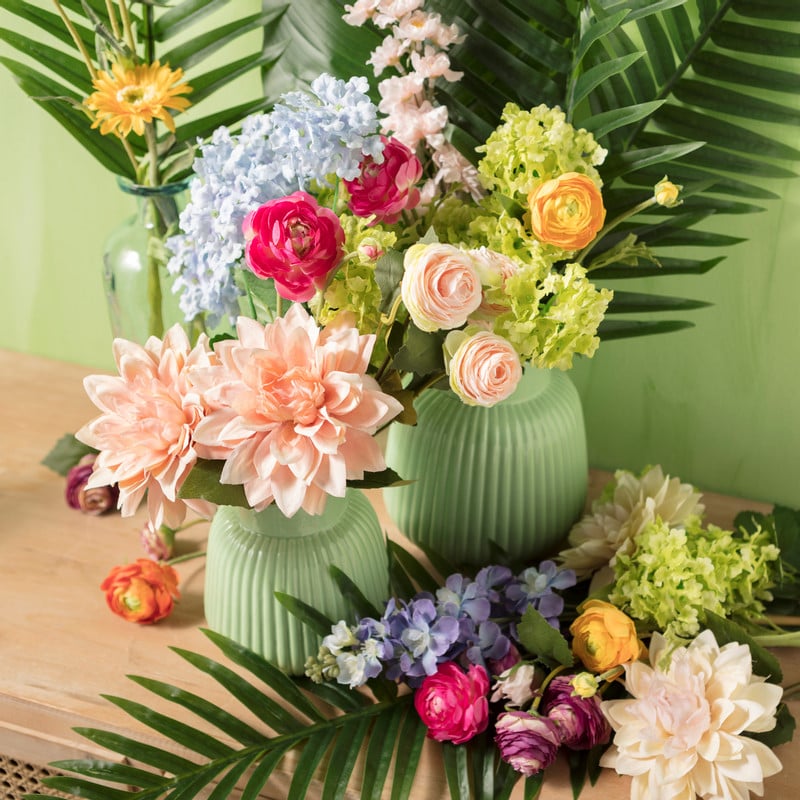 Hortensia - groen - 36 cm