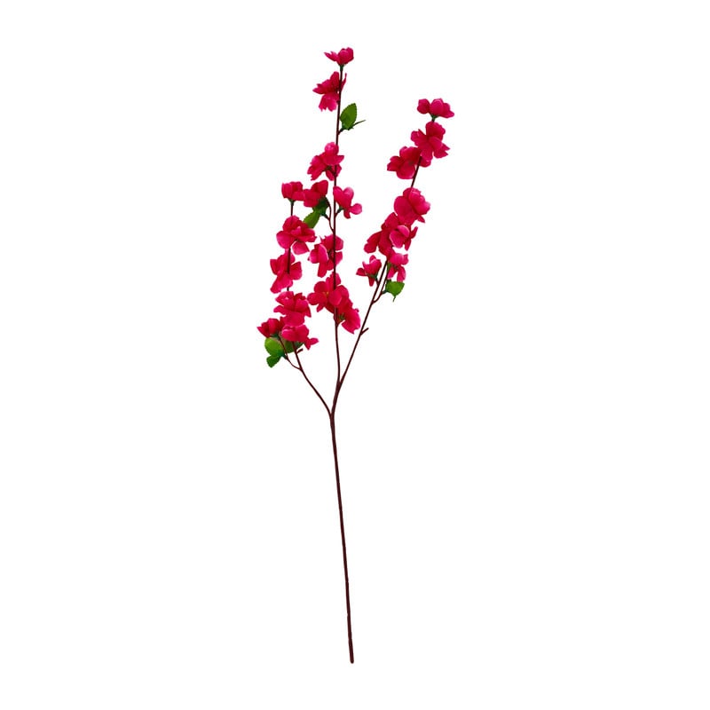 Perzik bloesem - donker roze - 65 cm 