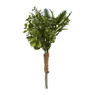 Boeketje eucalyptus/geranium - 19 cm