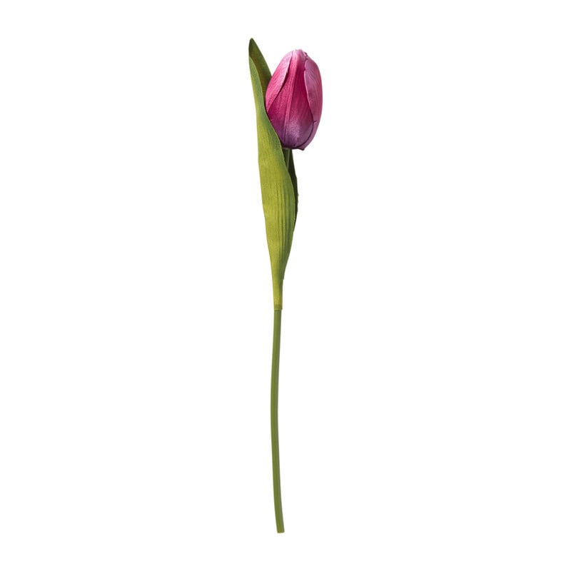 Kunstbloem tulp - multikleur - 30 cm - diverse varianten