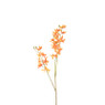 Kunstbloem orchidee - oranje - 72 cm
