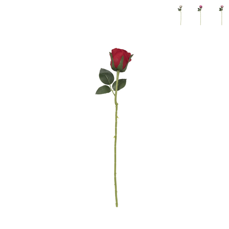 kunstbloem roos - diverse varianten - 50 cm