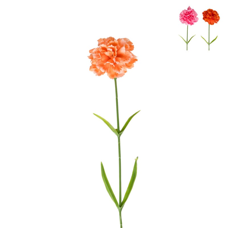 Kunstbloem anjer - diverse varianten - 58 cm