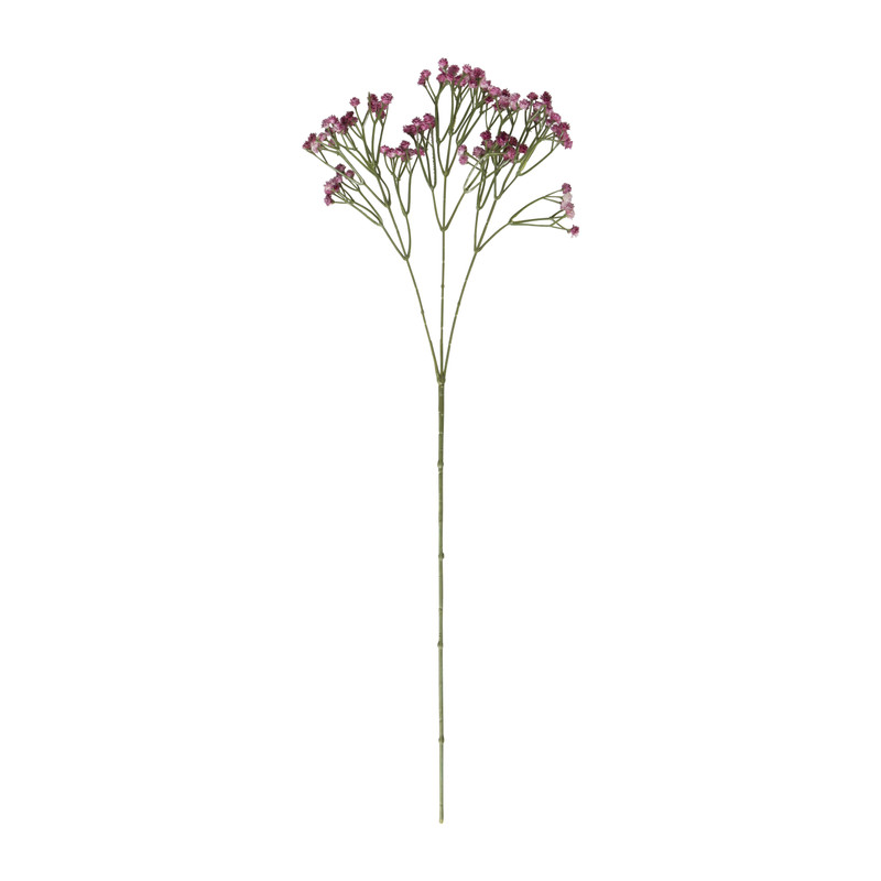 Kunstbloem gipskruid - roze - 67 cm