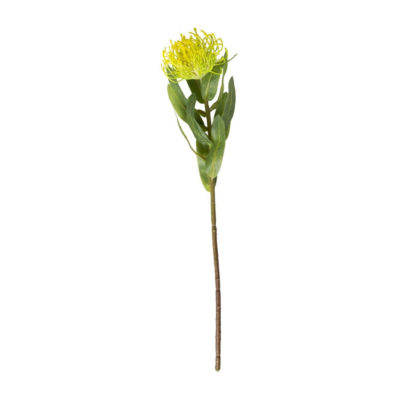 Kunstbloem speldenkussen - groen - 48 cm