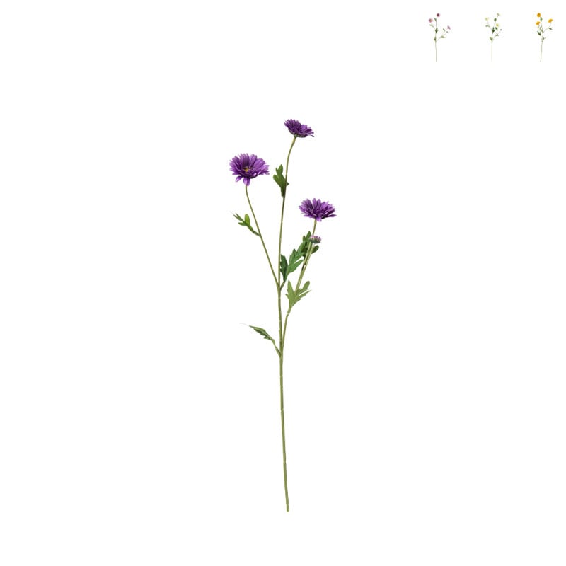 Kunstbloem madeliefje - 58 cm - diverse varianten