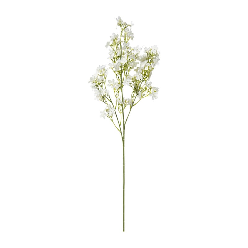 Kunstbloem gypsospray - wit - 75 cm