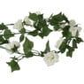 Roosguirlande - 170 cm - wit