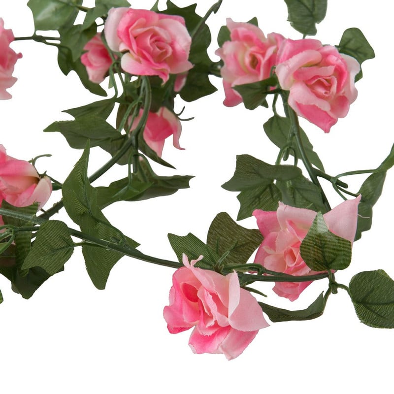 Roosguirlande - 170 cm - roze