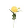 Kunstbloem chrysant - geel - 60 cm