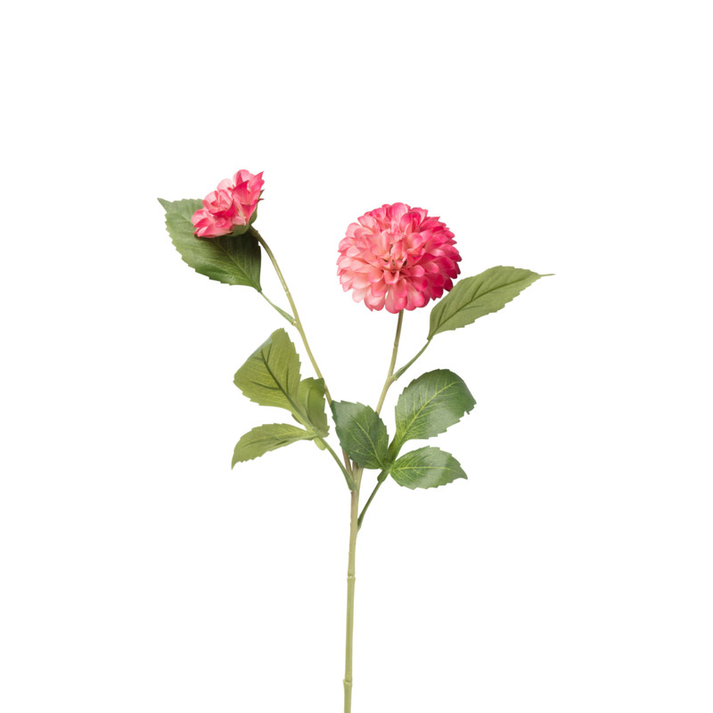 Kunstbloem chrysant - rood - 62 cm