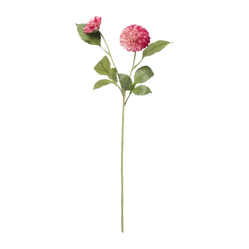Kunstbloem chrysant - rood - 62 cm