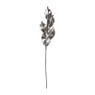 Deco blad - zilver - 77 cm