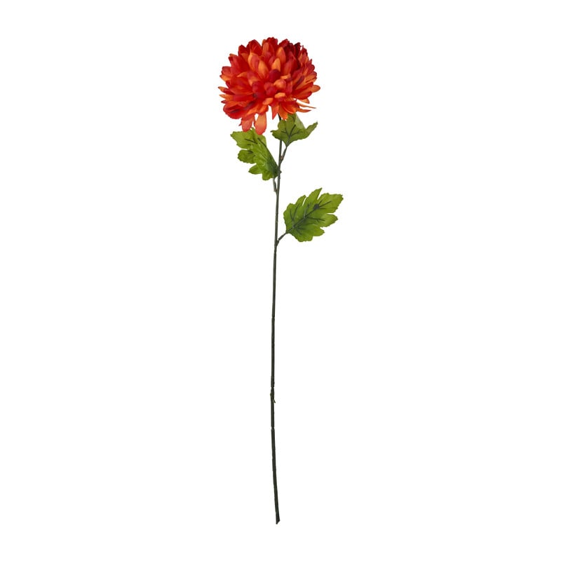 Bolchrysant - oranje - 70 cm
