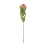 Kunstbloem speldenkussen - rood - 48 cm