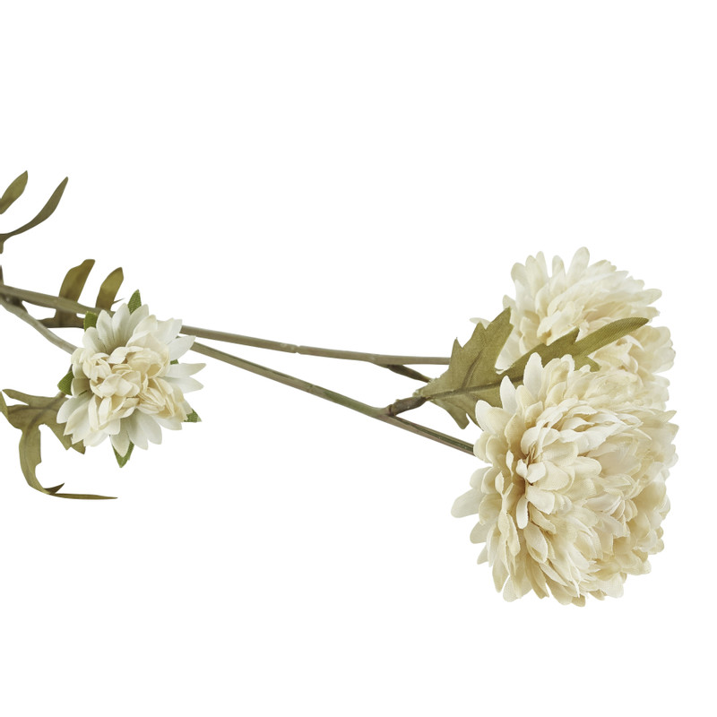 Chrysant wit - 68 cm 