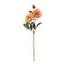 Kunstbloem dahlia - oranje - 65 cm