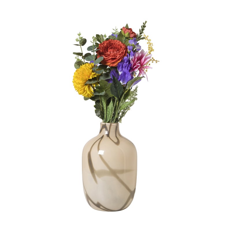 Boeket kunstbloemen - multikleur - 60 cm