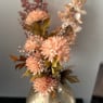 Boeket kunstbloemen - beige - 80 cm