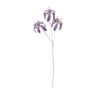 Kunstbloem gloriosa - goudkleurig/paars - 60 cm