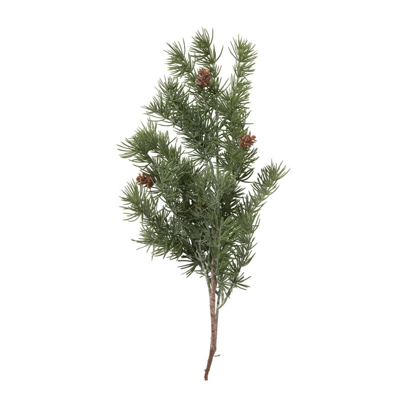Dennentak met sneeuw - groen/wit - 61 cm 