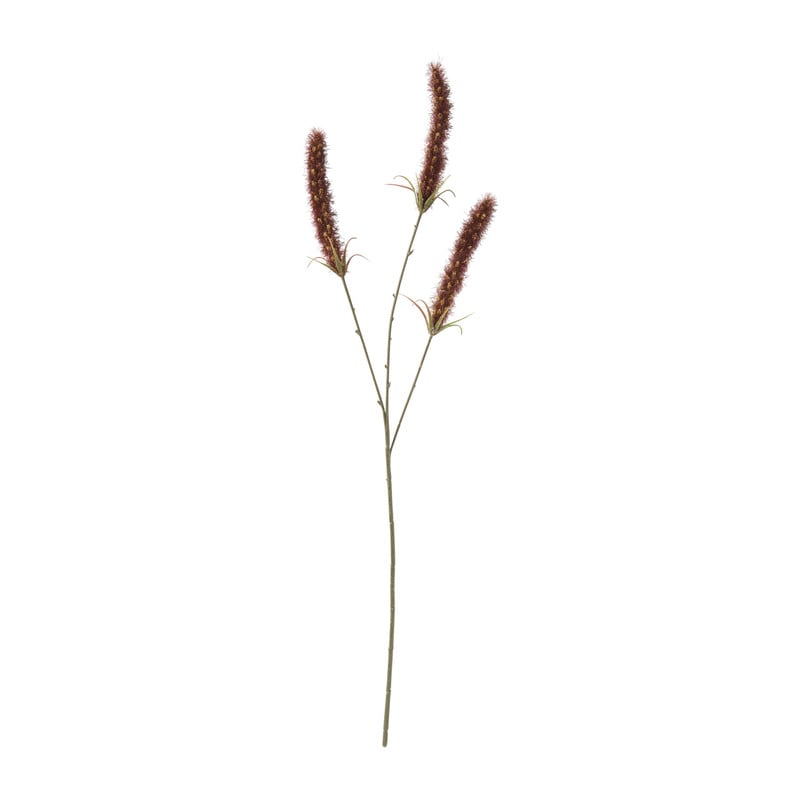 Kunsttak graan - rood - 63 cm