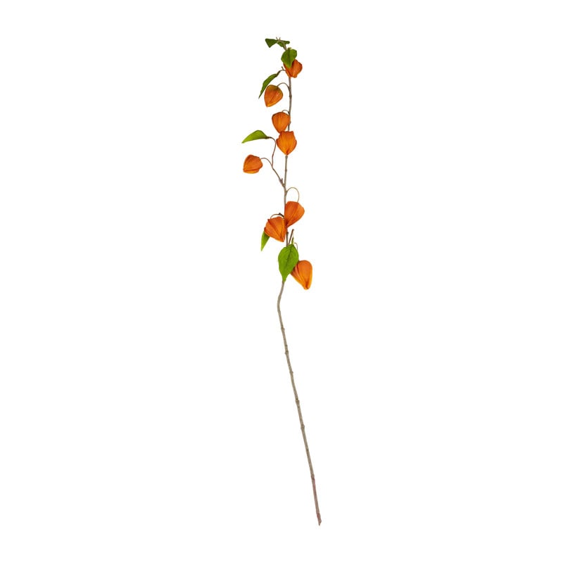 Kunsttak lampion - oranje - 91 cm