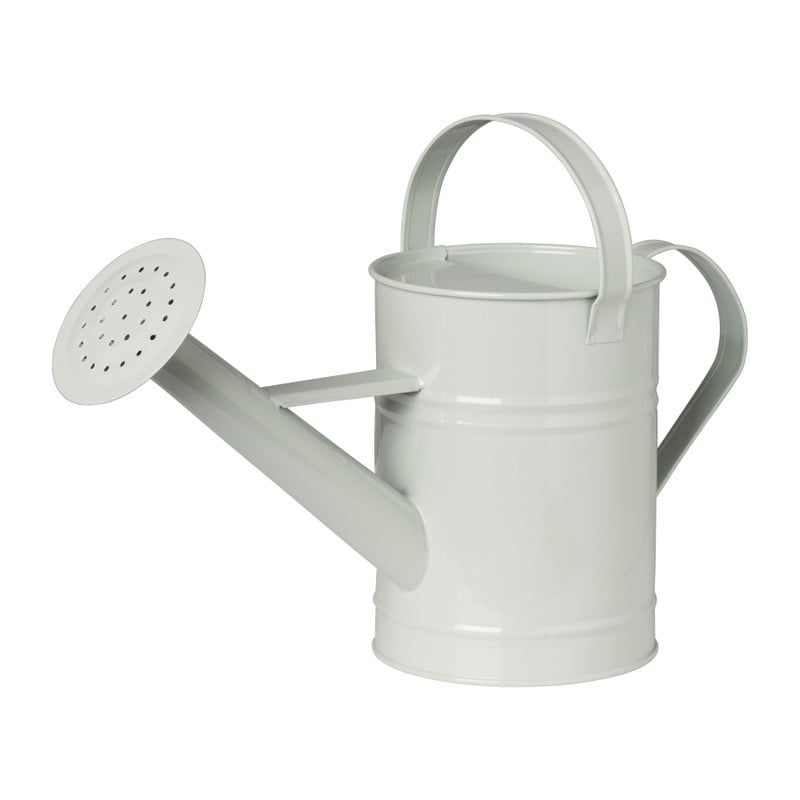 Decoratie gieter ijzer - groen - 33x22x12 cm