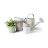 Decoratie gieter ijzer - taupe - 33x22x12 cm