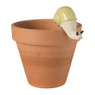 Pothanger slak - keramiek - 9.3x3.4x6.5 cm