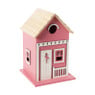Vogelhuisje flamingo - roze - 24x16x13 cm