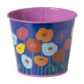 Bloempot met bloemetjes - diverse varianten - ø12x10 cm