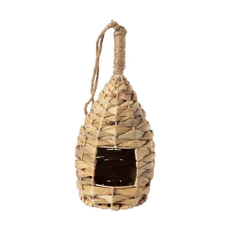 Vogelhuisje - naturel - ø14x27 cm 