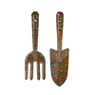 Tuingereedschapset met print - diverse varianten