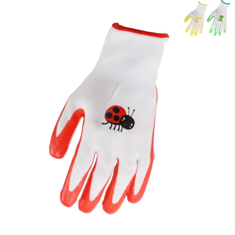Tuinhandschoenen met figuurtje - diverse varianten