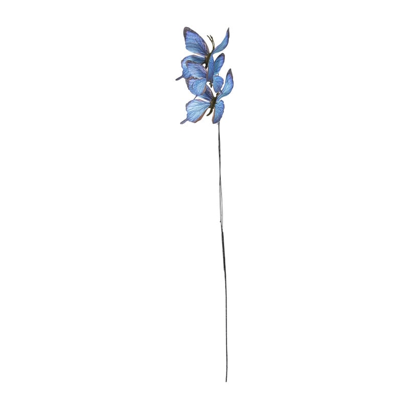 Vlinder op stok - diverse varianten - 12.5 cm
