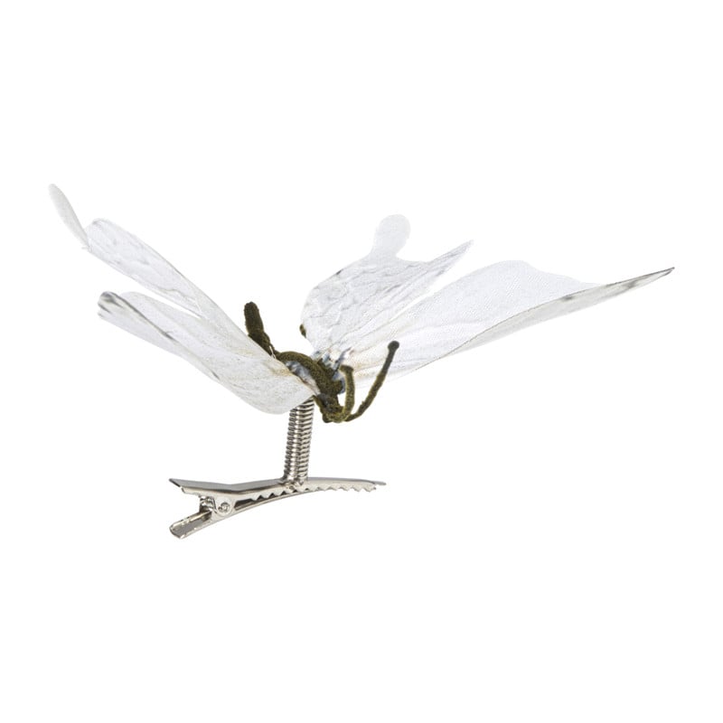 Vlinder op clip - diverse varianten - 12.5 cm
