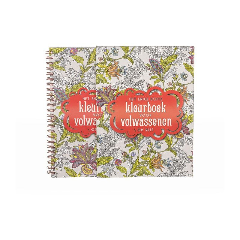 Het enige echte kleurboek voor volwassenen op reis 
