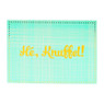 Wenskaarten - goudprint - set van 6