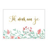 Wenskaarten - goudprint - set van 10