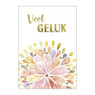 Wenskaarten - goudprint - set van 10