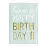 Wenskaarten gefeliciteerd - goudprint - set van 10