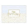 Wenskaarten gefeliciteerd - goudprint - set van 10