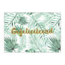 Wenskaarten gefeliciteerd - goudprint - set van 10