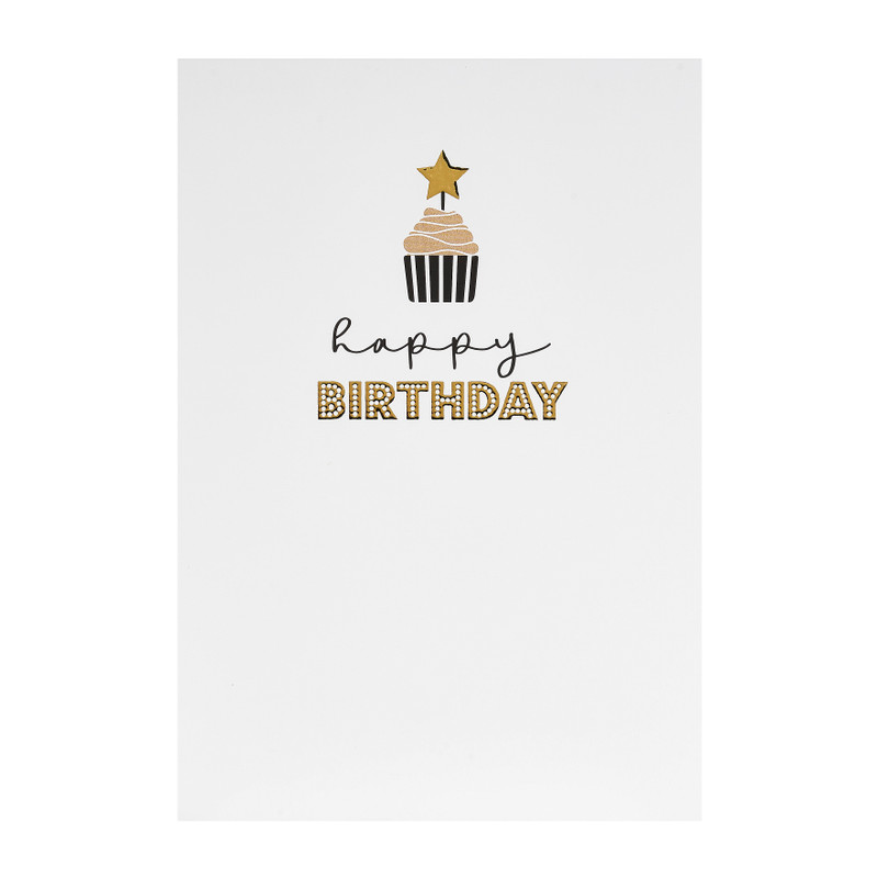 Postkaart - goudprint - 10 stuks - 12x17 cm