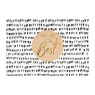 Postkaart - goudprint - 10 stuks - 12x17 cm