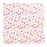 Inpakpapier hartjes - goud/roze - 200x70 cm 