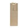 Cadeautas fles - goud - 8.5x35 cm 