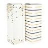 Cadeaudoos fles - streepjes/stippen - 50 cm 